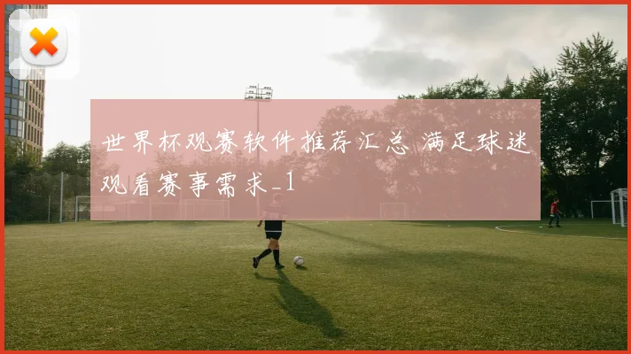 世界杯观赛软件推荐汇总 满足球迷观看赛事需求_1