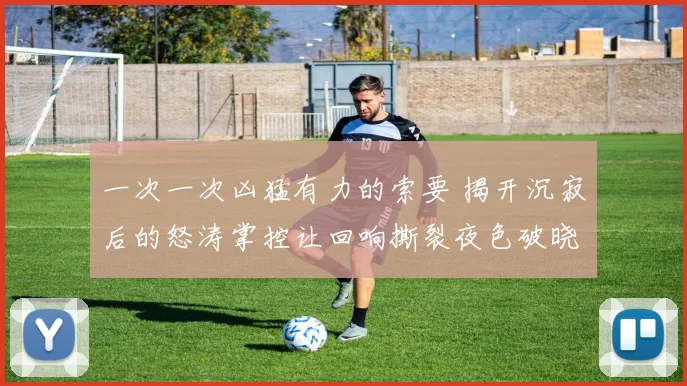 一次一次凶猛有力的索要 揭开沉寂后的怒涛掌控让回响撕裂夜色破晓